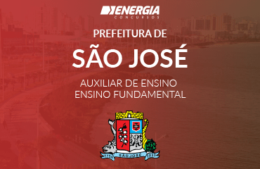 Prefeitura de São José - Auxiliar de Ensino - Ensino Fundamental Prefeitura de São José - Auxiliar de Ensino - Ensino Fundamental