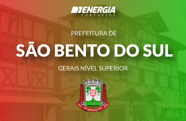 Prefeitura de São Bento do Sul - Gerais nível superior