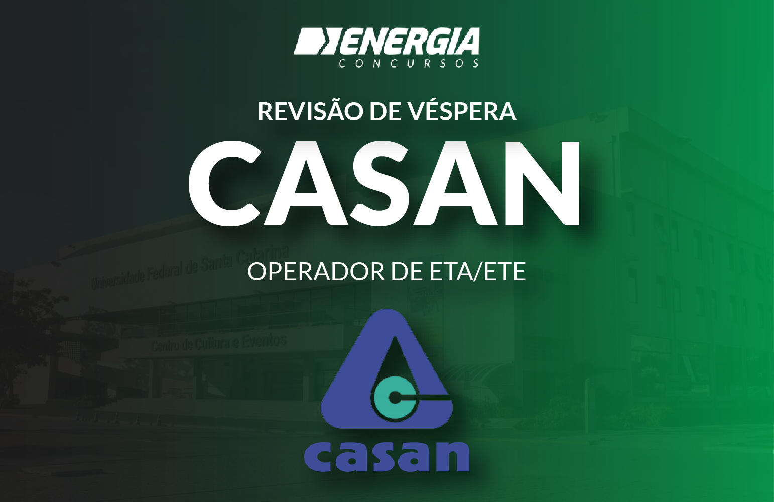 Revisão Casan - Operador de ETA/ETE