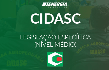 CIDASC - Legislação específica (nível médio)