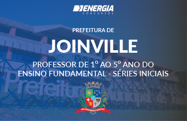 Prefeitura de Joinville - Professor de 1º ao 5º ano do Ensino Fundamental - Séries Iniciais